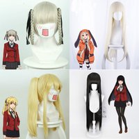 Yomoduki Runa Jabami Yumeko Meari Saotome Women Wig Anime KAKEGURUI Cosplay Hair Synthetic Cosplay Wig