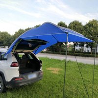 Waterproof SUV Trunk Tent Car Tail Self-driving Picnic Barbecue Rainproof Awning Shelter Tourist Tent Vehicle Rear Canopy Beach