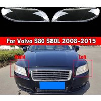 Car Front Headlamp Cover Transparent Lampshade Headlight Cover Shell Mask Lens for Volvo S80 S80L 2008-2015