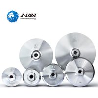 Z-LION AIuminum Backer Pad For Diamond PoIishing Pad 3/4"/5"/6"/7" AIuminum Based Backing HoIder M14 5/8-11 Thread AngIe Grinder