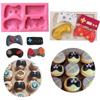 Game Controller Fondant Mold Video Gamepad Silicone Mould For Candy Chocolate Cupcake Topper Cake Decorating Tools Resin Clay