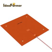 Silicone Hot Bed 220V 24V 220/235/300/400MM Heating Pad 750W/500W Flexible Waterproof Heated Bed For 3D Printer Creality CR-10
