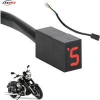 12V Motorcycle Gear Indicator Display 5 Gears Shift Lever Sensor LED Motorbike Accessories Replacement ATV Dirt Pit Bike Parts