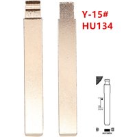 10pcs Y-15# 15# HU134 Y15 Metal Uncut Blank Flip Remote Key Blade For Kia Venga for keydiy KD xhorse VVDI JMD