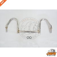 JKVK RACING Z3 Polished Stainless Steel Dual Loop Hoop Bar SAFETY ROLL BAR 1996-2002