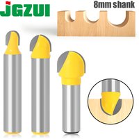 1pcs 8" Shank Double Edging Router Bits for wood cove box bit Tungsten Carbide Woodworking endmill miiling cutter