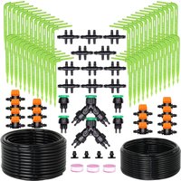 Garden Automatic Reduced Hose Watering Irrigation Kit Elbow Emitter Drip System Home Bonsai Potted Plant Greenhouse