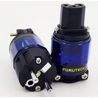 hifi FURUTECH FI-E11-N1(R) / FI-11-N1 (R) Power plug Rhodium end Schuko IEC 15A/125V 16A/ 250V MATIHUR