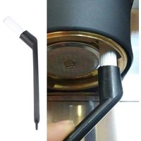 Coffee Machine Brushes Grinder Nylon Cleaning Brush Elbow Long Handle Coffee Maker Cleaner Tool Accessories