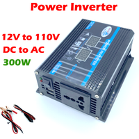 Solar Power Generation System Dual USB 18W Panel+300W Inverter+30A Charge Controller DC 12V / 24V Auto Intelligent Conversion