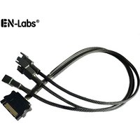SATA to 3 Pin 4 Pin Fan Sleeved Power Splitter Cable Adapter,Molex to TX3 / TX4 (PWM) 12V PC Case Fan Cooler Y Splitter Cord