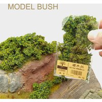 Simulation Grass Shrub Model Mini Plant Bushes Diy Military Scene Materials HO Railway Building Landscape Layout Diorama Kits