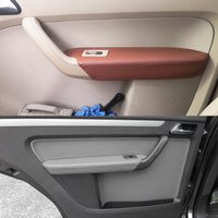 For VW Touran 2006 2007 2008 2009 2010 2011 2012 - 2015 4pcs Car Door Panel / Door Armrest Microfiber Leather Cover