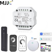 LED Dimmer 220V AC Triac Dimmer 230V 110V Wireless RF Dimmable Push Switch with 2.4G Remote Dimmer for LED Lamp 220V Bulb S1-B