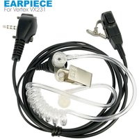 Earpiece Headset for Vertex Standard VX131 VX230 VX231 VX261 VX-1R VX-3R FT-60R Walkie Talkie Acoustic Air Tube PTT 3.5mm