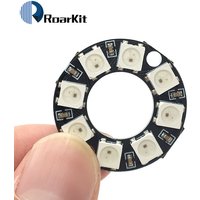 1/5/10PCS RGB LED Ring 8 Bits LEDs WS2812 5050 RGB LED Ring Lamp Light with Integrated Drivers for arduino Diy Kit