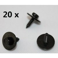 For BMW Self-Tapping Socket Bolt Washer 4.8 x 16mm Black Metal 51718254528 OE