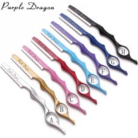 Professional Sharp Barber Razor Blade Purple Dragon Hair Razors Cut Hair Cutting Thinning Knife Salon Tools Dropshipping Z6100