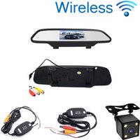 4.3 inch Car Rear View Mirror Car Monitor Display for Rear view Reverse Backup Camera Car Styling Wireless Car TV Display Wifi