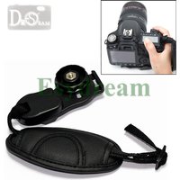PU Faux Leather Camera Hand Strap Grip Wrist for Canon Nikon Sony Pentax DSLR SLR Like E2