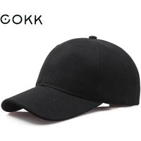 COKK Brand Solid Color Baseball Cap Women Men's Cap Snapback Hats For Women Dad Hat Female Black Bone Male Cheap Gorras Casual