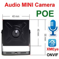 Poe 48v 4mp 5mp hd audio mini ip kamera cctv sicherheit video überwachung innen haus kleiner camcorder ipacam icsee jienuo