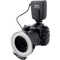 Meike FC-100 FC100 Manual LED Macro Ring Flash Light with 7 Adapter Ring for Canon Nikon Olympus Pentax Digital DSLR Camera