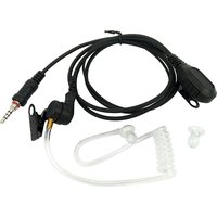 Earpiece Headset Mic For Yaesu Vertex VX-6R VX-7R VX6R VX7R FT-270 FT-270R VX-127 VX-170 Walkie Talkie Covert Air Acoustic Tube