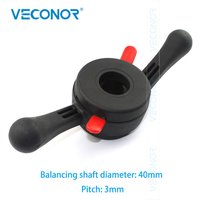 40X3mm Pitch Quick Release Nut Lug Nut Screw Wing Nut Rim Insert Nut Rigid Plastic Material For Wheel Balancer Machine