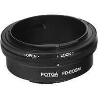Fotga Adapter Ring Infinity Focus for Canon EF-EOS M M2 M3 Mirrorless Cameras to FD Mount Lens