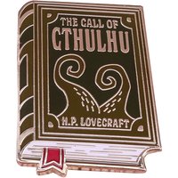 Howard P. Lovecraft The Call of Cthulhu Novels Gift Mini Book Lapel Pin