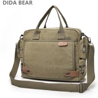 Brand Men Crossbody Bags Male Canvas Shoulder Bags Boy Messenger Bags Man Handbags for Travel Casual Large Satchel Grey