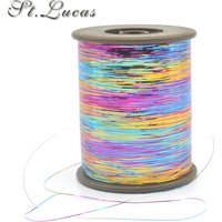 DIY 28C Flat wire 8000M/Roll DMC Metallic Embroidery Crochet Threads Knitting Yarn Cross Stitch Threads Sewing accessories