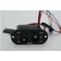 Hot sale! 15A High Current / Big Cuuent Twin Dual Switch For RC airplane