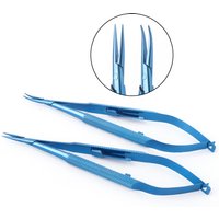 12.5cm 14cm 16cm Lock Needle Holder Ophthalmology Instrument Needle Holder Cosmetic Pin Clamp Titanium Tweezers Surgery Tools