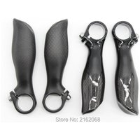 Newest Ergonomics Design Mountain Bike Full Carbon Fibre Handlebar Bar Ends City/Treking Bike Carbon Bicycle Bar Ends
