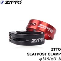 ZTTO 31.8 / 34.9mm Aluminium Alloy MTB Road Bicycle Seatpost Clamp Bike Cycling Seat Post Tube Clip Bike Parts