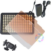 Camera HD 176 LED Video Light Lamp 11W 1320LM 5600K/3200K Dimmable for DSLR Camera Video Camcorder with AC Power Adapter