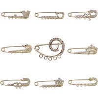 Classic big brooch retro brooch female fashion winter headscarf needle and brooch for female animal needle fine jewelry fashion