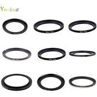 10pcs/lot 40.5-62 55-67 55-72 55-77 58-67 58-72 58-77 62-72 62-77 67-77mm Metal Step Up Rings Lens Adapter Filter Set
