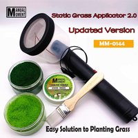 ABS Mini Static Grass Flocking Applicator for Gundam Model Military Miniature Wargame Diorama Scene Terrain Scenery Making Tool