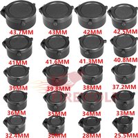 FIRE WOLF 25.5-43.7mm Rifle Scope Lens Cover Flip Up Quick Spring Protection Cap Objective Lense Lid For Hunting Caliber