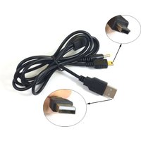 JCD High Quality 2 in 1 USB Data Transfer Charge Charger Cable Cord For PSP 1000 2000 3000 To PC