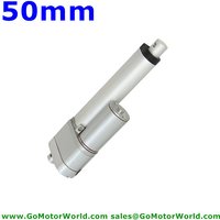Customized Mini linear actuator with Potentiometer position signal feedback 24V 12V 50mm stroke 900N 90KG load 80mm/s speed