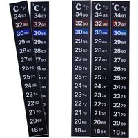 1/2/3/5pcs/lot Change color Thermometer Strip Portable Stick-on Temperature Sticker Adhesive Sticky for Aquarium Fish Tank