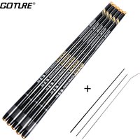 Goture GOLDLITE/RED-FOX/BREEZE Telescopic Fishing Carp Rod Light Hard High Carbon Fiber Stream Rods With Extra First 3 Tip Top