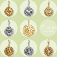 Zodiac Star Sign Aries Taurus Gemini Cancer Leo Virgo Libra Scorpio Capricorn Aquarius Pisces Charm, 925 Sterling Silver Gift