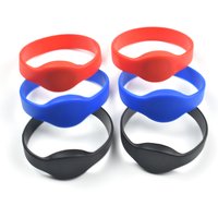 1Pc/Lot 125Khz T5577 EM4305 Rewritable RFID Bracelet Silicone Wristband Watch Copy Clone Blank Card In Access Control
