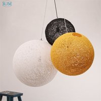 Lampe suspendue en forme de boule de chanvre, design créatif, luminaire décoratif d'intérieur, idéal pour un jardin, une cuisine, un salon ou un Bar