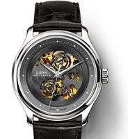 LOBINNI Luxury Brand Japan MIYOTA 8N24 Automatic Mechanical Movement Men's Watches Dual Skeleton Sapphire 50M Waterproof L5025-2